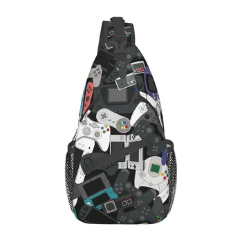 Игровой контроллер Все сумки-Слинги, Нагрудный Рюкзак через плечо, Походные Дорожные Рюкзаки, Повседневные сумки для Видеоигр  5