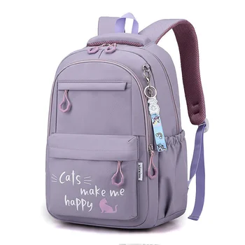 Школьные сумки для девочек, подростков, рюкзак для начальной школы, детский рюкзак большой емкости, повседневный стиль колледжа  5