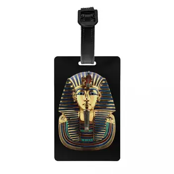 Багажные бирки фараона Древнего Египта Тутанхамона На Заказ Багажные бирки египетского короля Тутанхамона с именем на обложке, удостоверение личности  5