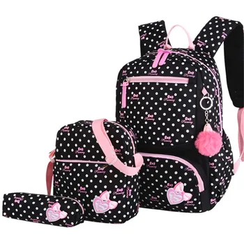 Прямая поставка, 3 шт./компл., школьная сумка, рюкзаки, школьный ранец, модный детский прекрасный рюкзак для детей, сумка для девочек, студенческий мешок Mochila  5