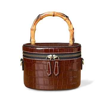 Женская сумка 2023, Новая сумка-ведро с крокодиловым узором, сумка через плечо, Женская сумочка, подарок на День Святого Валентина  5