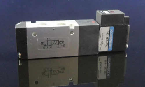 2-Ходовой 5-портовый управляющий электромагнитный клапан 180-4E1-Пневматический клапан PSL
