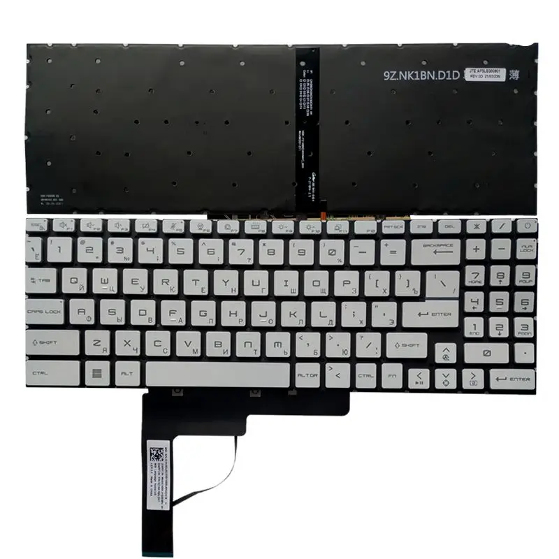 Новая американская клавиатура для MSI Katana GF66 GF76 11SC 11UE 11UD 11UC, Bravo 15 B5DD, Sword 15 17 A11SC A11UG A11UE A11UC A11UD Красная задняя