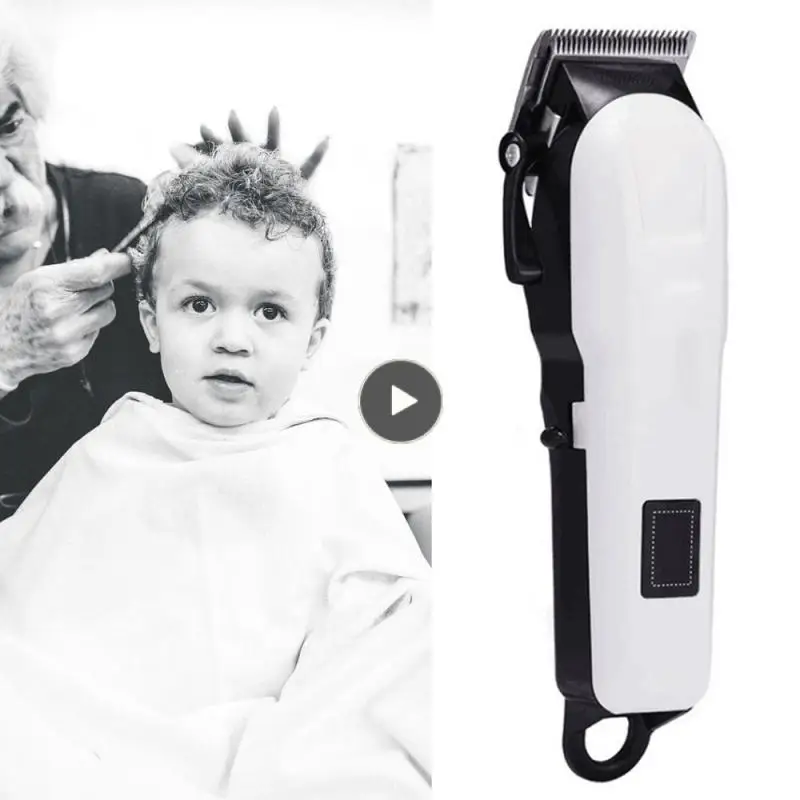 Интеллектуальное Шумоподавление для домашнего использования Перезаряжаемая Электрическая Машинка для стрижки Волос с ЖК-дисплеем Машинка для стрижки волос Триммер для волос