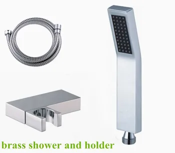 Аксессуары для смесителей для ванной комнаты, ручной душ с хромированной отделкой из твердой латуни, ручная душевая головка TH099  3