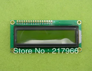 5 шт. X LCD1602 LCD 1602 Желто-зеленый экран с подсветкой ЖК-дисплей LCD-1602-5V  0