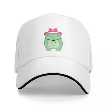 Бейсболка для мужчин И женщин Snapback, Кавайная лягушка в розовой ковбойской шляпе, Вечерние шляпы, Пользовательские шляпы, Рождественские шляпы, Шляпы  10