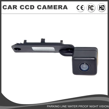 CCD Камера заднего вида Автомобиля Заднего Вида Для Фольксваген VW Passat Touran Jetta Caddy Multivan T5 Transporter Резервная Направляющая линия  5
