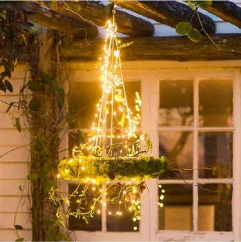 Светодиодный Струнный Светильник Fairy Vines Lamp EU Plug Звездная Гирлянда Освещение Для Бара Рождественский Свадебный Фестиваль DIY Украшения  5