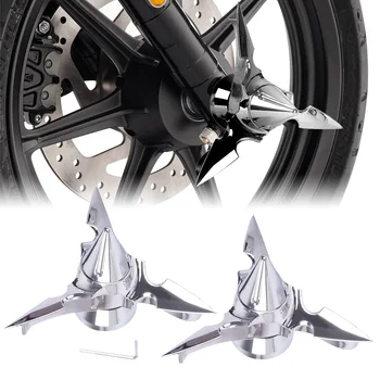 Крышки оси с вращающимся лезвием для мотоцикла, хромированные, подходят для Harley Sportster 2008-2022 Road Glides Electra Glides Accessiores  4