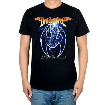 18 Видов Harajuku Guitar Hero Dragonforce Рок Панк Фитнес Хардрок Хэви Метал Черные Рубашки Camiseta Уличная Рокерская Футболка  10