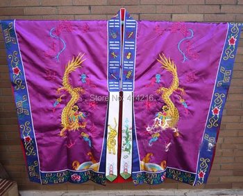 4 цвета даосизм вышивка драконы даосская домашняя одежда боевые искусства ряса классическая одежда мирская униформа одежда  5