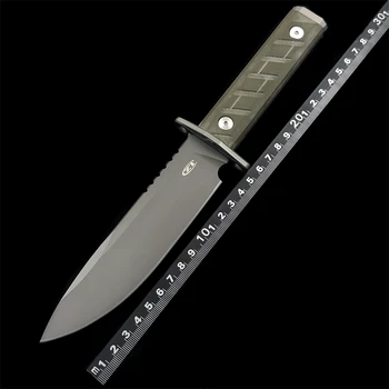 Zero Tolerance ZT0006, прямой нож Kydex для улицы, Походный Охотничий карманный инструмент, нож  5