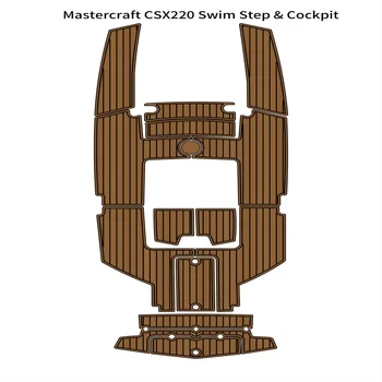 Коврик для кокпита Mastercraft CSX220, лодка, EVA-Пена, Палубный коврик из искусственного тика, Напольное покрытие  5