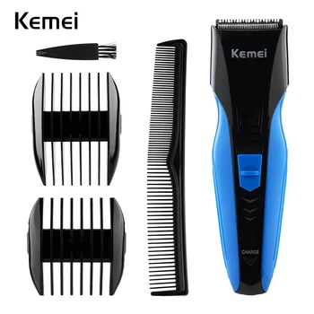 Профессиональная машинка для стрижки волос Kemei Электрический Триммер Перезаряжаемая Бритва Парикмахерская для Бороды для Мужчин Керамическая Беспроводная машинка для стрижки волос  5