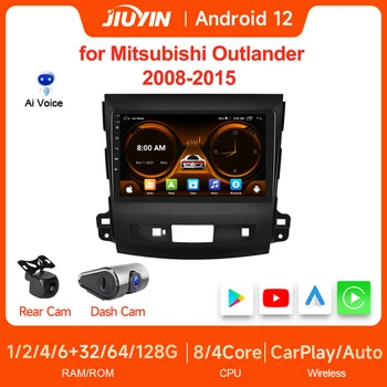JIUYIN 2 Din 9 Дюймов Android 12 Автомобильный Стерео Радио Carplay Центральный Мультимедийный Плеер Авторадио для Mitsubishi Outlander 2008-2015  10