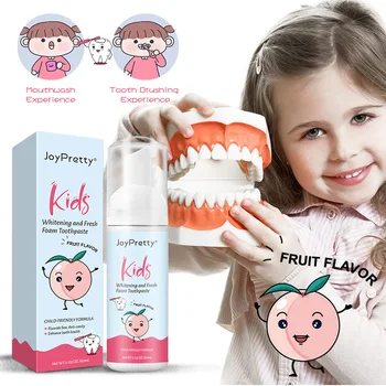 Детский Пресс для чистки зубов Свежее дыхание, Защита от моли, здоровые зубы, Зубная паста с клубничным вкусом  5
