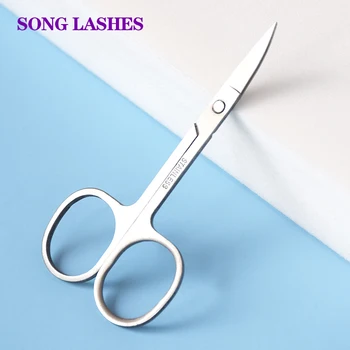 Song Lashes Ножницы для наращивания ресниц из нержавеющей Стали Высококачественные инструменты для макияжа Индивидуальные аксессуары для макияжа  5