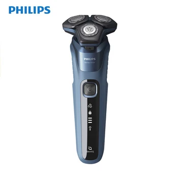 Электробритва Philips с 3 головками, Электрическая Мужская Бритва Для сухого И Влажного Использования 5 Серии SkinIQ Skin Tech, Станок Для Быстрой Зарядки Бритвенных Станков  5