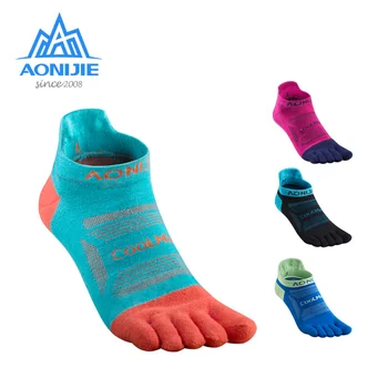 AONIJIE 3 Пары E4801/E4802 Спортивные Носки с Ультранизким вырезом и Пятью Носками на Четверть Носков для Бега по марафонской трассе  5