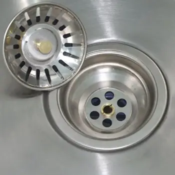 Сетчатый фильтр для кухонной раковины из нержавеющей стали, Пробка для воды, Фильтр для раковины в ванной, Фильтр для отходов, Фильтр для дренажного отверстия  10