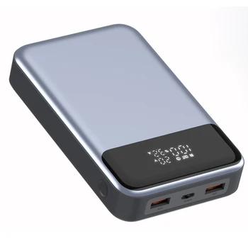 Портативное зарядное устройство для ноутбука 20000 мАч Mini Powerbank 45 Вт 65 Вт PD 3,0 Быстрая зарядка 100 Вт PD Power Bank для ноутбуков USB-C MacBook Pro iPad  5