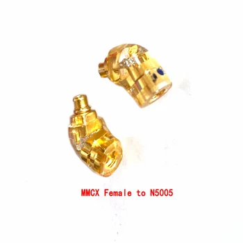 Высококачественный Разъем для наушников HIFI для N5005 Male to MMCX/0,78 мм Женский конвертер-адаптер MMCX/0,78 для наушников A-K-G N5005  5