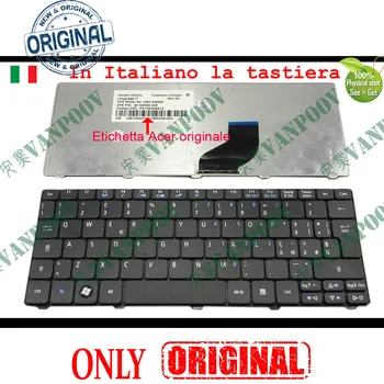 Новая клавиатура для ноутбука Acer Aspire One D255 D260 521 533, Gateway LT22 Матово-черная Итальянская IT-версия - NSK-AS40E  3