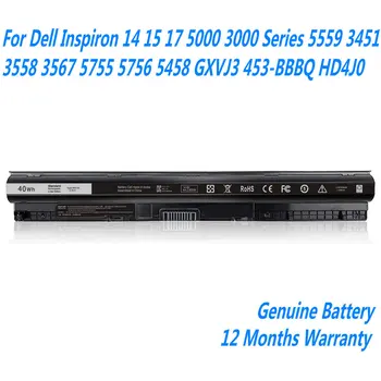 Подлинный Аккумулятор для ноутбука M5Y1K Dell Inspiron 14 15 17 5000 3000 Серии 5559 3451 3558 3567 5755 5756 5458 GXVJ3 453-BBBQ HD4J0  4