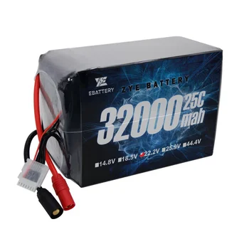 ZYE battery 32000mah25C 6S аккумуляторная батарея 22,2 В для пожаротушения и сельскохозяйственных дронов  5