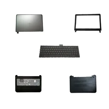 Клавиатура ноутбука верхний регистр Верхняя задняя крышка ЖК-дисплея Нижняя крышка корпуса для HP 15Q-DS 15q-ds0000 15q-ds1000 черный США  5