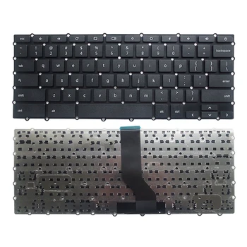 Новая американская клавиатура для ноутбука Acer Chromebook 15 C910 CB3-531 CB3-431 CB5-571 C731 C731T США, без рамки, черная  5