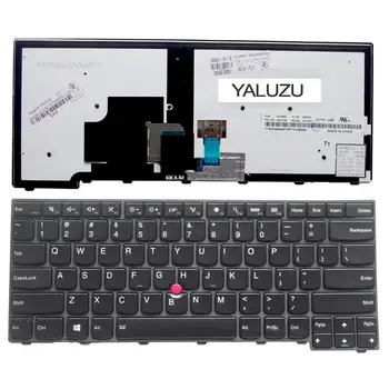 YALUZU Американская подсветка Черная Новая английская клавиатура для ноутбука Lenovo Для IBM T440S E431 T431S E440 L440 С указательными клавишами  5