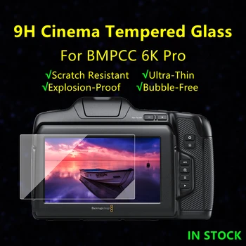 BMD bmpcc 6k pro Камера из Закаленного Стекла Защитный Экран Glas Protector для Blackmagic Design Pocket BMPCC 6K Pro Cinema Camera  5