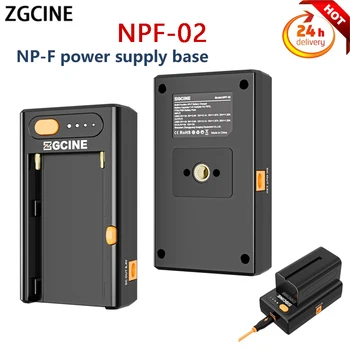 Зарядное устройство ZGCINE NP-F с адаптером Type-C для аккумуляторов NP-F550 F750 F970 для цифровых зеркальных камер BMPCC 4K 6K ILDC  5