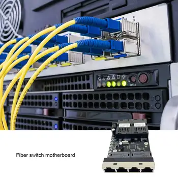 Ethernet Одиночный оптоволоконный Коммутатор Портативный 25 км 100 М Переключатели Аксессуары  10