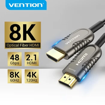 Vention 8K HDMI 2,1 Кабель 120 Гц 48 Гбит/с Волоконно-Оптический HDMI Кабель Сверхвысокой Скорости HDR eARC для Samsung LG TV Box PS5 Кабель HDMI  5