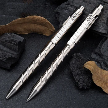 Тактическая ручка из титанового сплава, Деловая ручка для подписи, Нейтральная Ручка, Пишущая Ручка, Инструмент для заправки G2  5