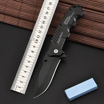 Охотничий Складной карманный нож с полной Резьбой + Алюминиевая стальная ручка, Тактический нож для выживания, Спасательные ножи для кемпинга, Охотничьи инструменты EDC  5