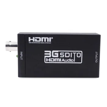 3G 1080P SDI-HDMI Адаптер Конвертер для монитора HDTV HD-SDI 3G-SDI-HDMI Адаптер Женский BNC-HDMI для ПК, ноутбука, телевизора  5