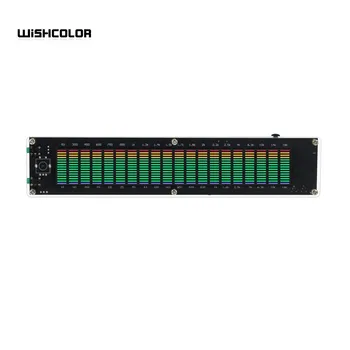 Дисплей эквалайзера музыкального спектра Wishcolor U-15D Светодиодный эквалайзер музыкального спектра в акриловой оболочке со встроенным DSP  10