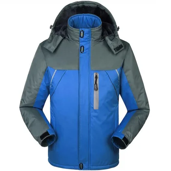 Мужская зимняя куртка, ветрозащитные водонепроницаемые теплые пальто из плотного флиса, мужская верхняя одежда, шляпа 5XL, Съемная ветровка, куртки в стиле милитари  10