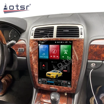 Android 10 Видео Мультимедийный плеер Для Jaguar XK Автомобильный радиоприемник GPS Навигация Магнитофон Авто Стерео Вертикальное головное устройство Tesla HD  10