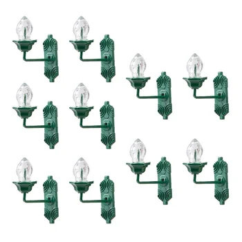 10 ШТ. Тип Настенный Светильник Модель Лампы Винтажные Игрушки Уличный Мини Пластиковый Песочный Настольный Орнамент Аксессуары для украшения  10