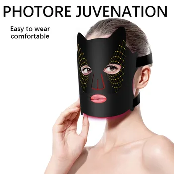 Светодиодная Фотонная Косметическая маска Инструмент USB Электронная Маска IPL для омоложения кожи, осветления лица, удаления морщин, ухода за лицом  5