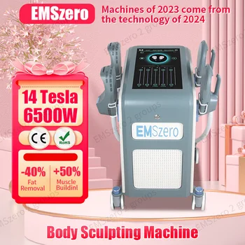 2023 DLS-EMSLIM Электромагнит Muscle14 Tesla Для Похудения, Стимулирующий Наращивание Жира, Машина Для Удаления Формы Ягодиц EMSZERO Salon  5