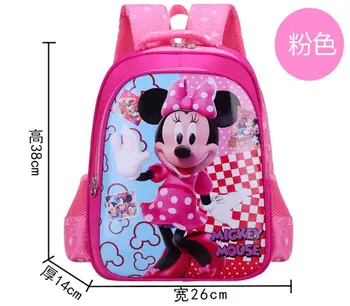 Школьная сумка для детского сада с Минни для девочек Disney, школьные сумки для подростков, детские студенческие рюкзаки с Микки  10