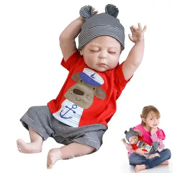 Куклы-реборны, полное тело, Реалистичные Мягкие Куклы для новорожденных, Изысканная Реалистичная Силиконовая кукла для новорожденных  10