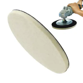 Шерстяной войлочный Полировальный круг, Полировальный диск Для Вращающегося инструмента, Угловая шлифовальная машина, Полировальный круг, накладка  10