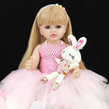 Кукла-Реборн, Эмалированная имитационная игрушка, Сопровождающая подарки на День рождения для детей  5